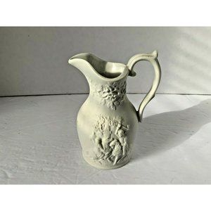 White pitcher vase  Heritage Collector White Portmeirion  Porcelain From England